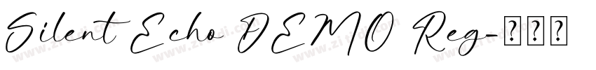 Silent Echo DEMO Reg字体转换